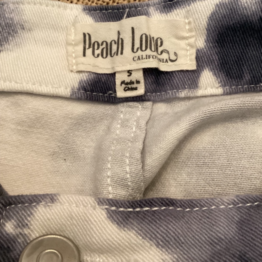 Peach Love California Bell Buttoms Extreme Flare Pants Size Small High Waist - Picture 9 of 10